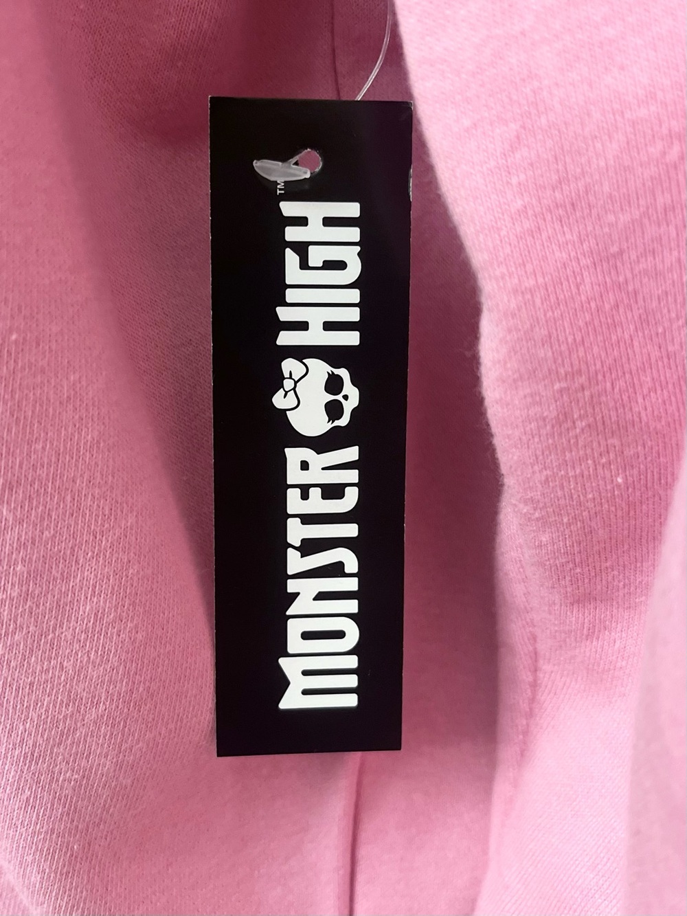 NWT Pink Monster High Skull Logo Soft Sweatshirt - Adult Large - Picture 6 of 6